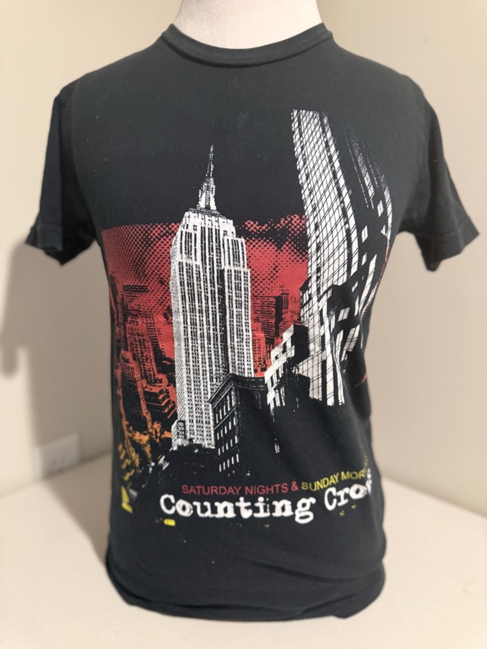 Counting Crows Black Graphic Short Sleeve Tee